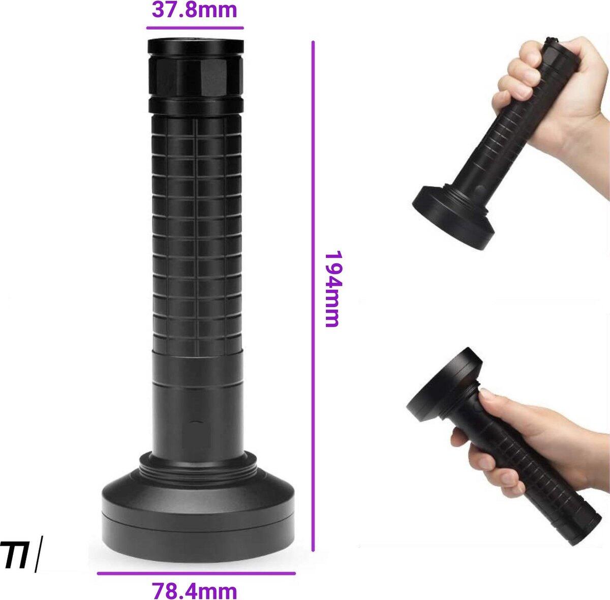 Lampe torche UV - 100 LED ultraviolettes - 395 nm 6/6