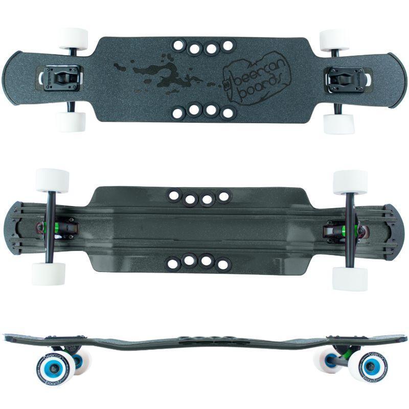 SKATE KEGGER LITE TD LONGBOARD 37" BEERCAN NOIR 1/1