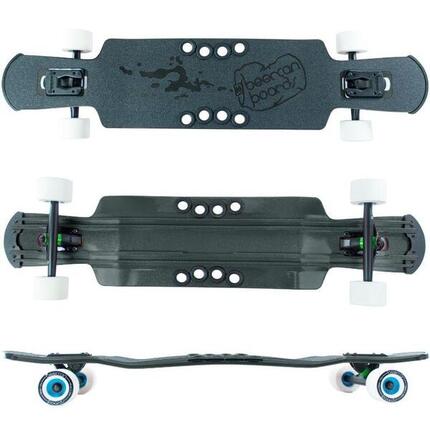 SKATE KEGGER LITE TD LONGBOARD 37" BEERCAN NOIR