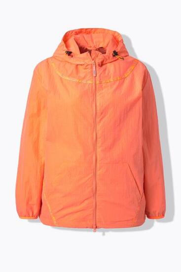 Damen Windbreaker-Jacke wasserabweisend Kapuze