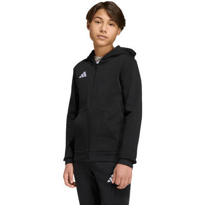 Adidas full-zip hoodie kinder zwart