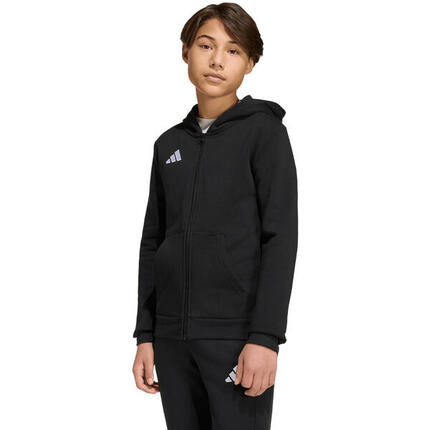 adidas sweat à capuche zippé enfant noir