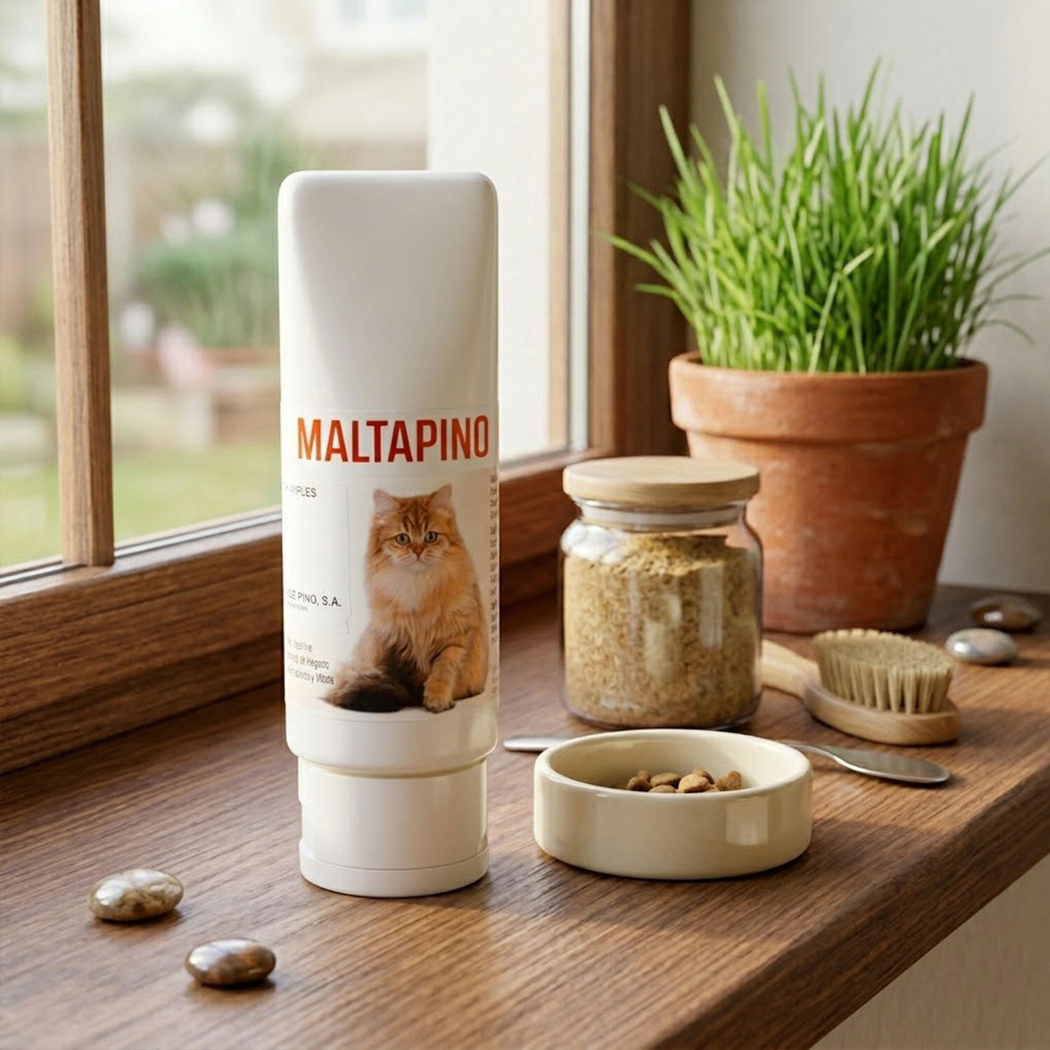 Pasta Malta Gatos Unisex LABORATORIOS PINO Malta Taurina Omega 3 4/5