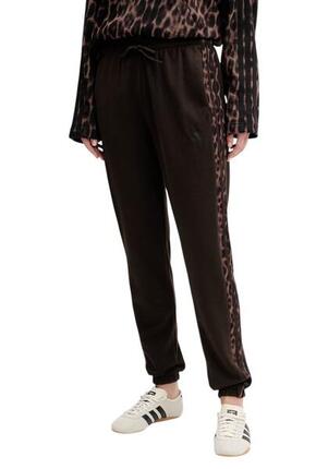 Pantalon de jogging en molleton imprimé léopard femme adidas Essentials