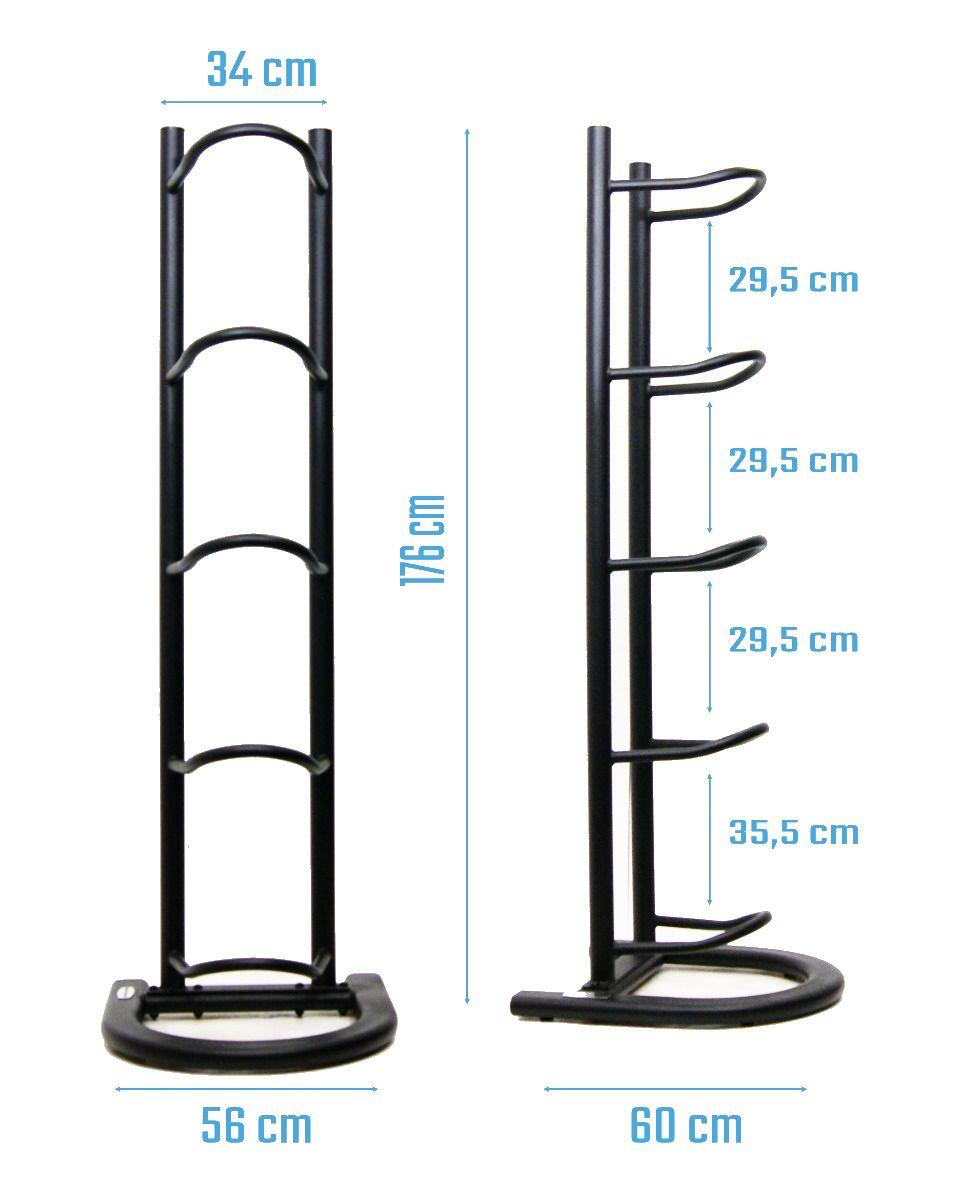 Support de rangement pour Powerbags et Wallballs Deluxe - noir mat 2/3