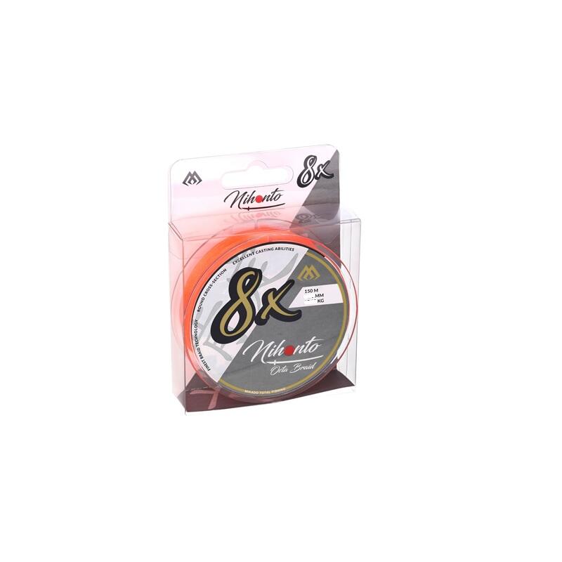 Mikado Tresse Octa Braid 0,40 mm 39,8 kg 150 m Orange Fluo 3/3