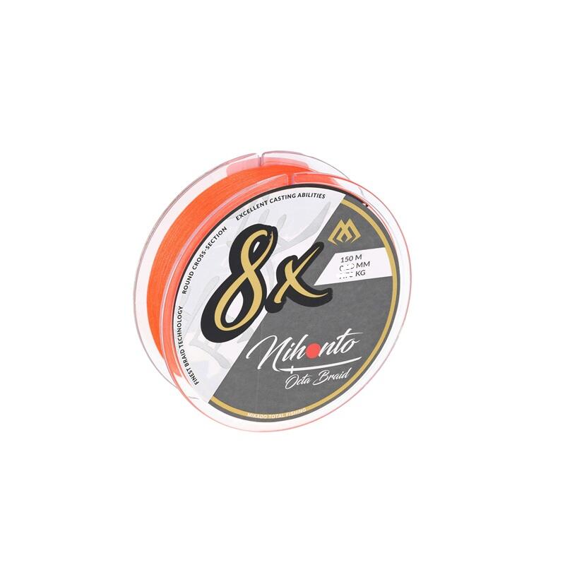 Mikado Tresse Octa Braid 0,40 mm 39,8 kg 150 m Orange Fluo 2/3