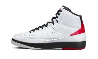 Schoenen - basketbal - unisex - air jordan 2 og - wit/varsity rood/zwart