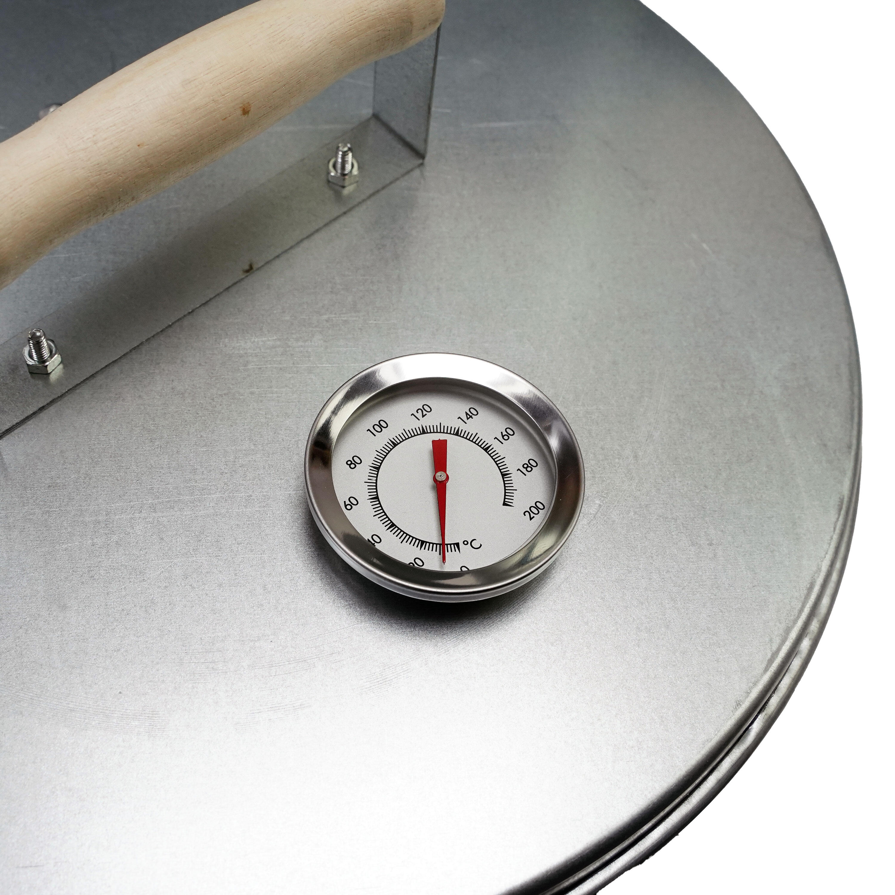 Telescopische Rookoven Rond 101 cm – Smoker met Thermometer en 10 Rookhaken 7/7