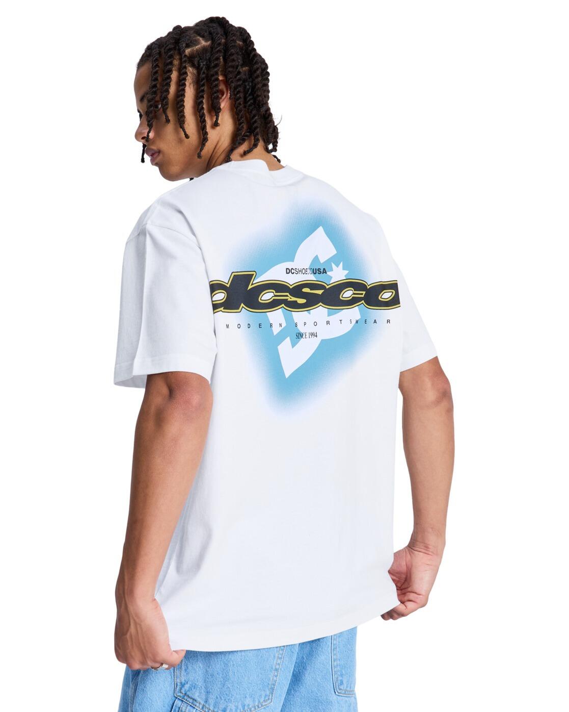 T-Shirt à manches courtes BLUR MARK Blanc Homme 2/4
