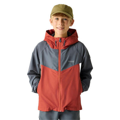 Hanleigh waterdichte jas voor kinderen/kinderen (olympisch blauw/scherp groen)
