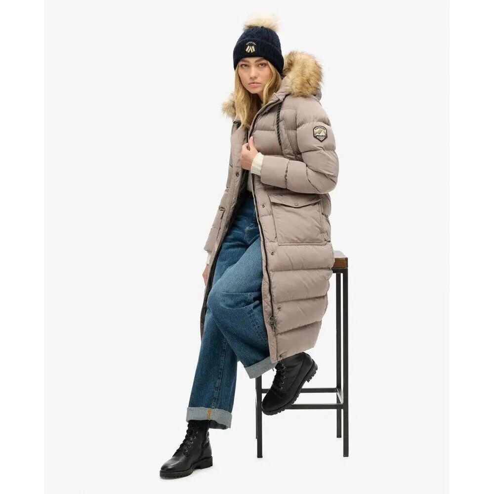 Gorro de malha com tranças para mulher Superdry Luxe 2/3