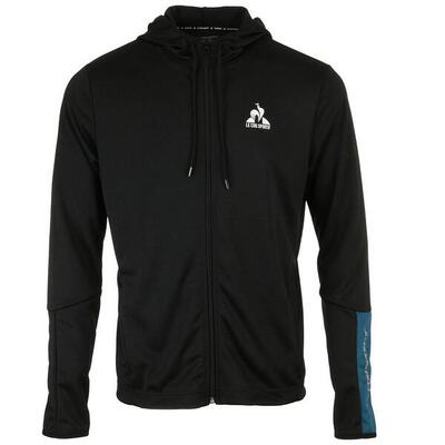 Felpa Sportiva Nera Uomo Le Coq Sportif Essenziale