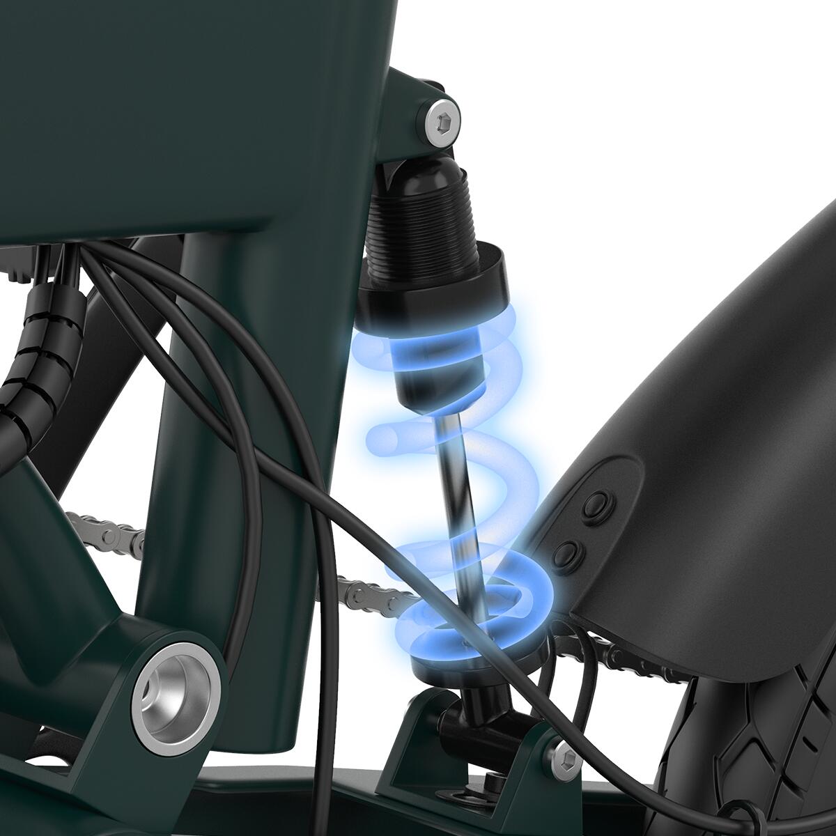 Vélo électrique urbain léger ESKUTE F200, batterie 36 V 7,8 Ah 6/7