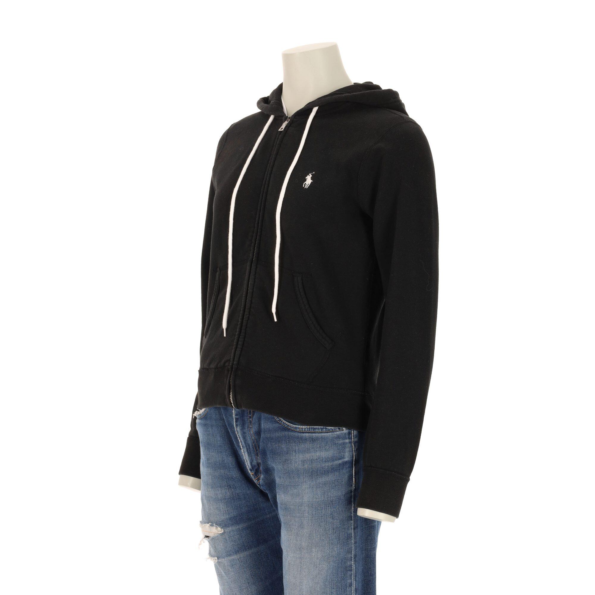 Women's full-zip hoodie Black 5/7