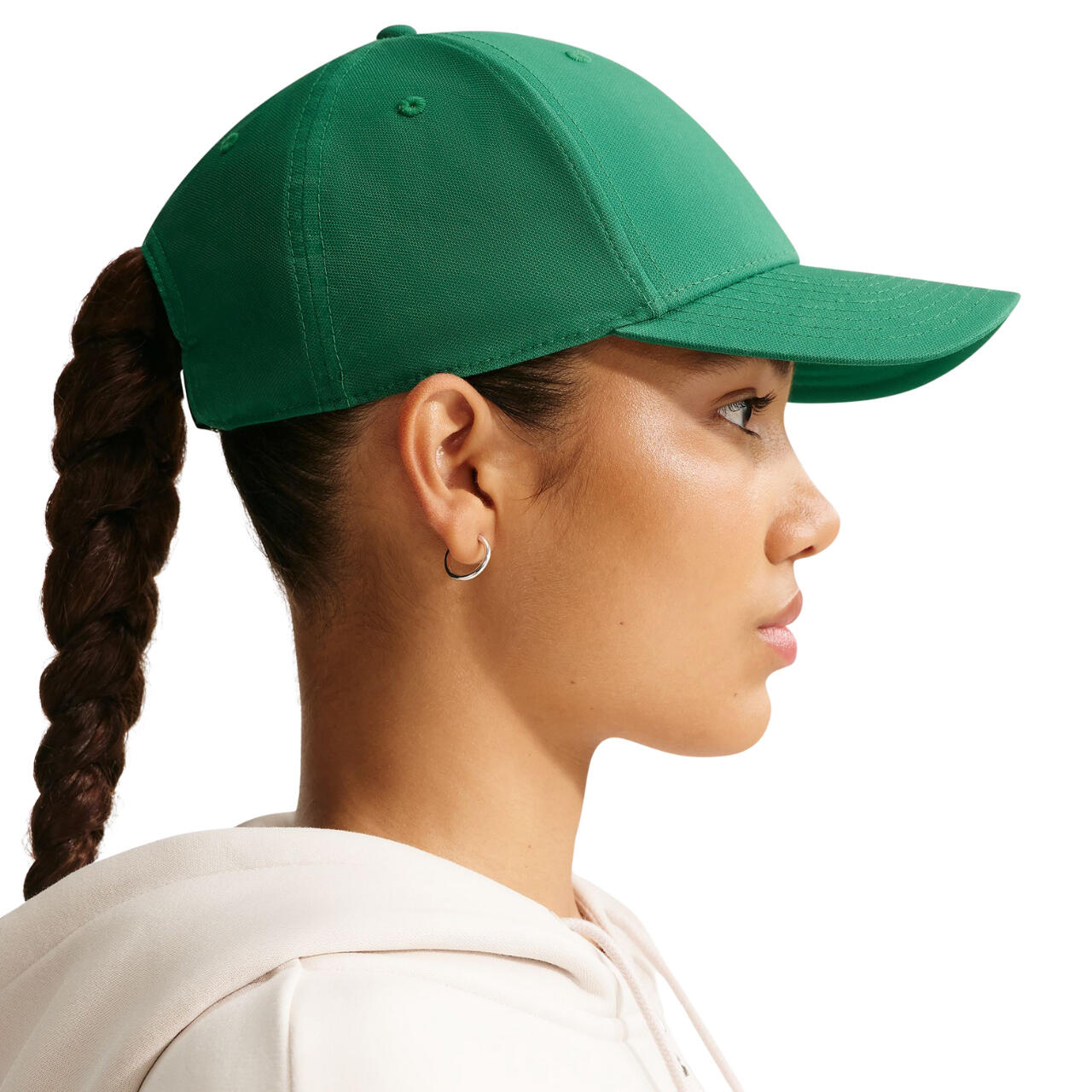 Boné unissexo com pala Nike Dri-FIT Club 6/6