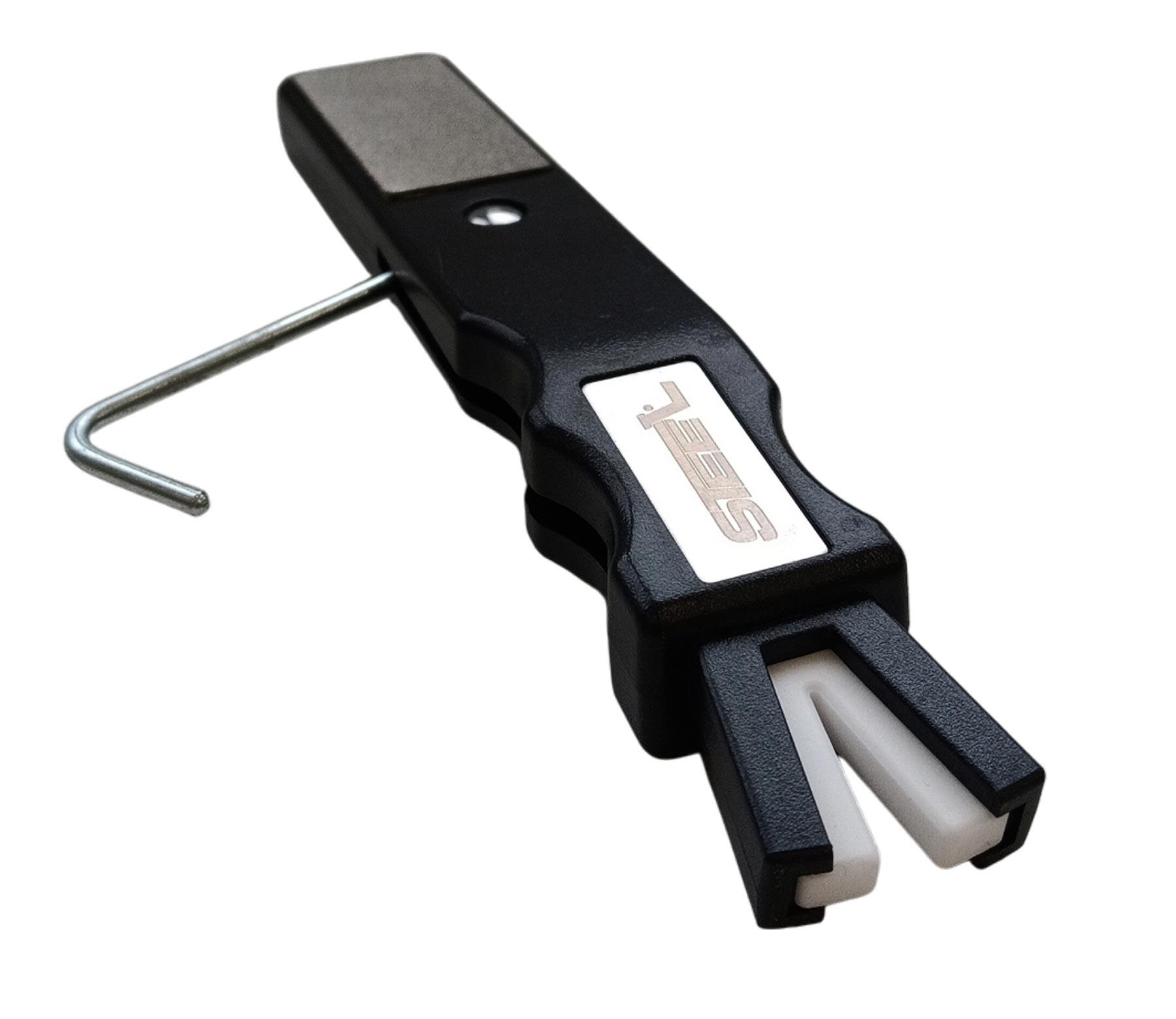 Handabziehstein Steel für Eishockeykufen 2.0 Schlittschuhzubehör 1/3