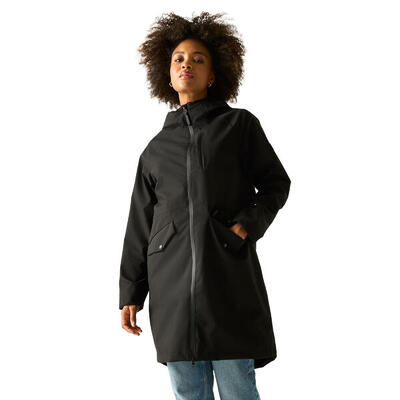 Giacca Impermeabile Donna Regatta Levita Nero
