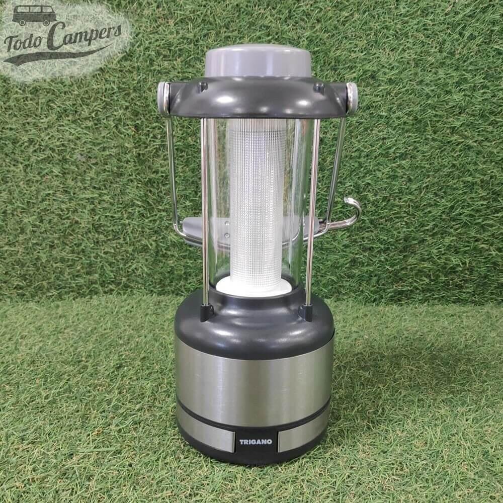 Lámpara portátil LED a pilas de imitación a gas Trigano Vintage 3/7