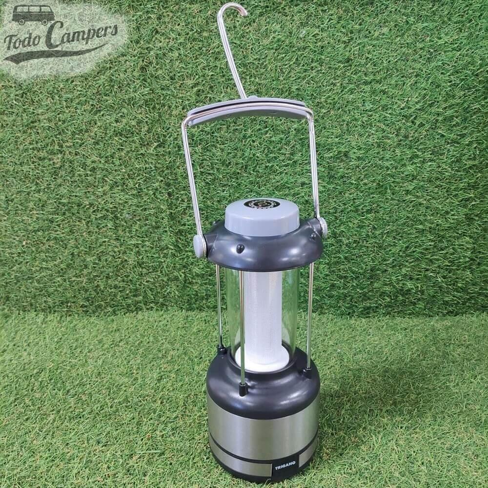 Lámpara portátil LED a pilas de imitación a gas Trigano Vintage 5/7