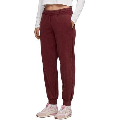 Puma ess elevated comfort wash sweatpants voor dames
