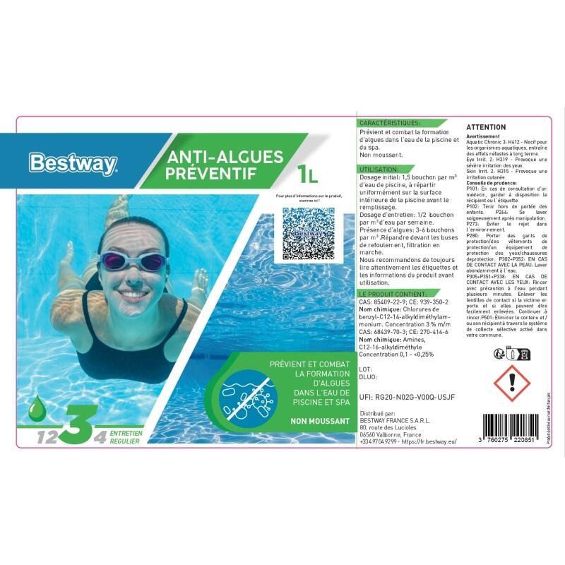 Bestway Anti-Algues Preventif 1 Litre 4/4