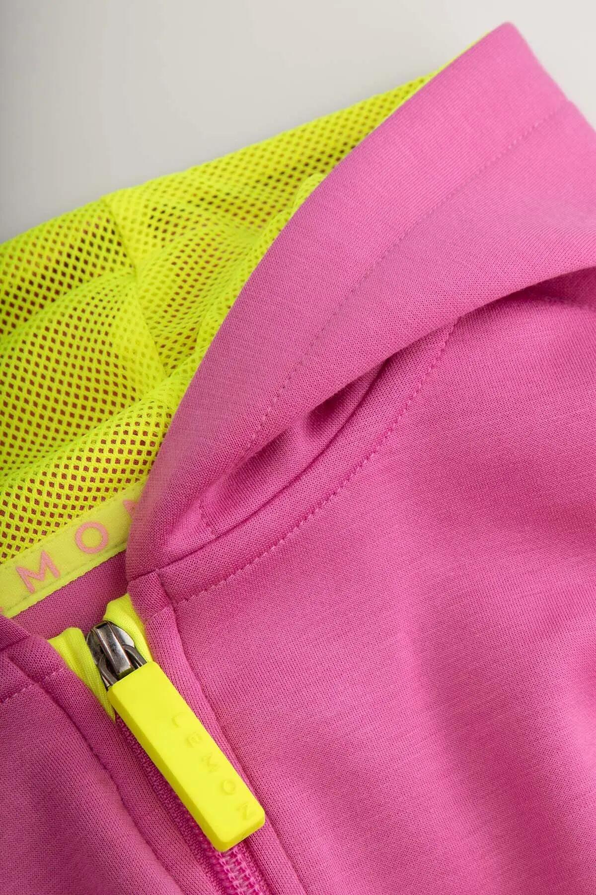 Bluza sportowa dla dzieci Lemon Exlopre WL6 rozpinana różowa 3/7