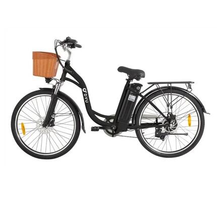 Elektrische stadsfiets voor volwassenen DYU C6 250W 36V12.5AH 26" Dikke band