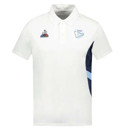 Aviron Bayonnais Polo Blanc Homme Le Coq Sportif New Optica