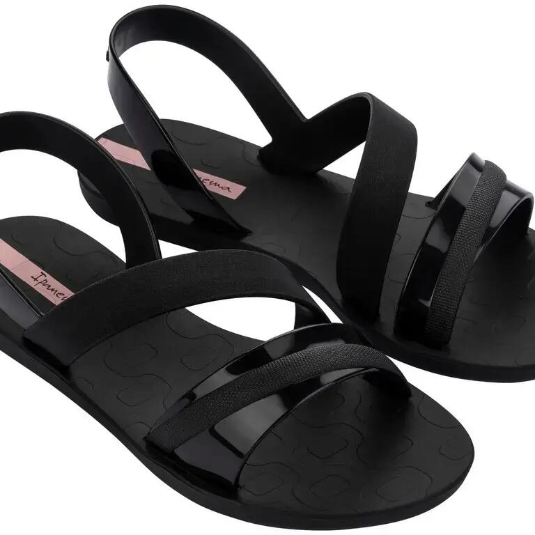 Ipanema Vibrant Sandal Fem Black/Black/Pink [83767 BQ361] size 41/42