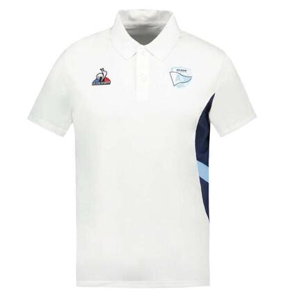 Aviron Bayonnais Polo Blanc Homme Le Coq Sportif New Optica