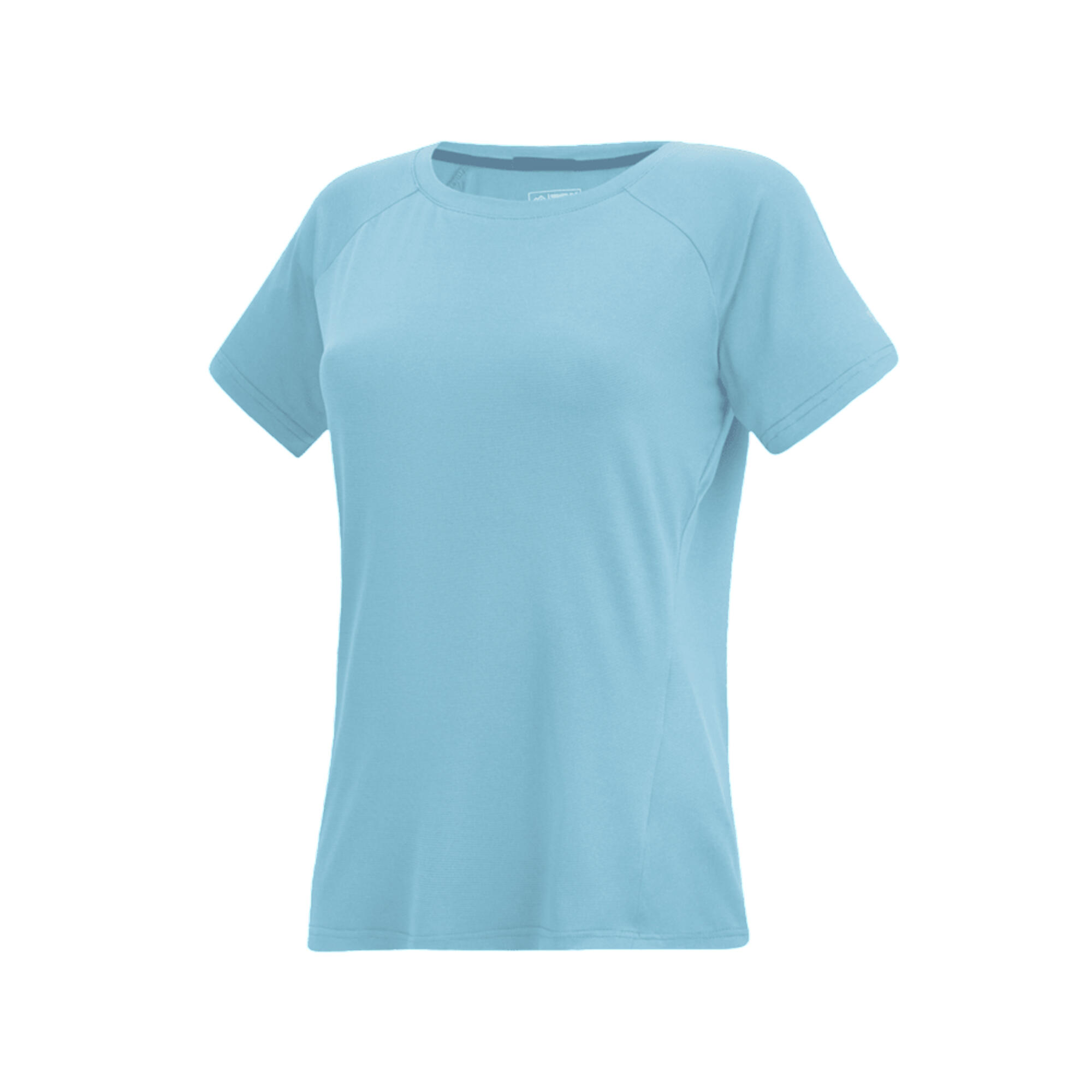 Tshirt Uni Manches Courtes LIMONITE Femme (Bleu Délavé) 3/4