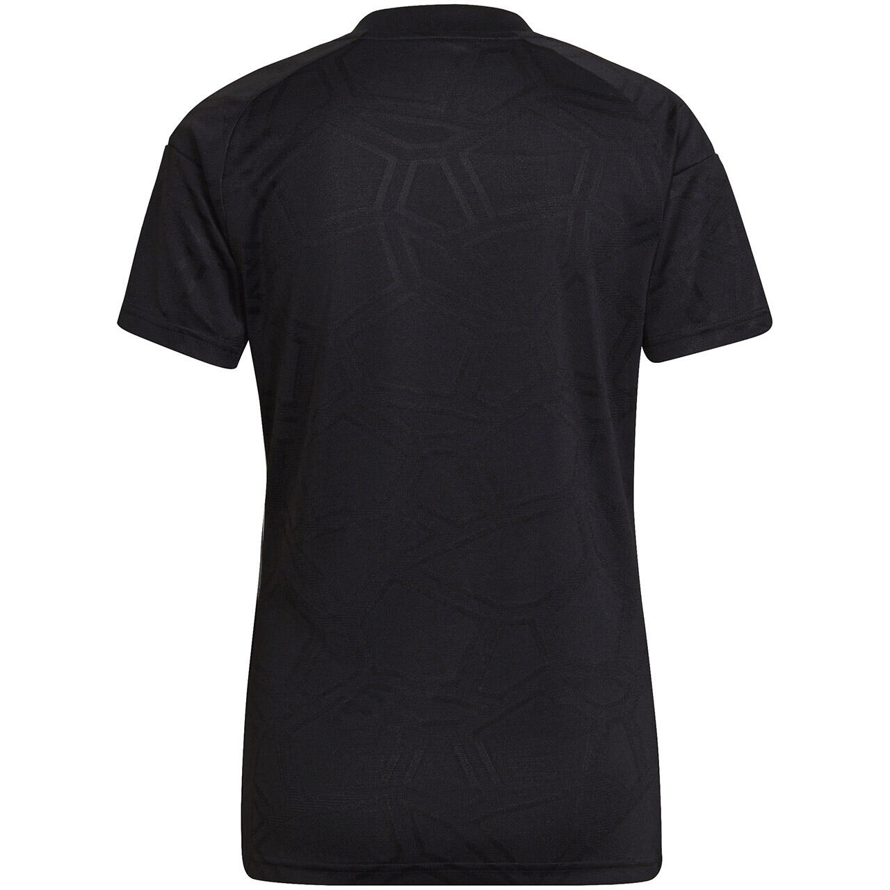 Maglia da calcio ADIDAS donna AEROREADY, maniche corte, aderente, Nero 2/7