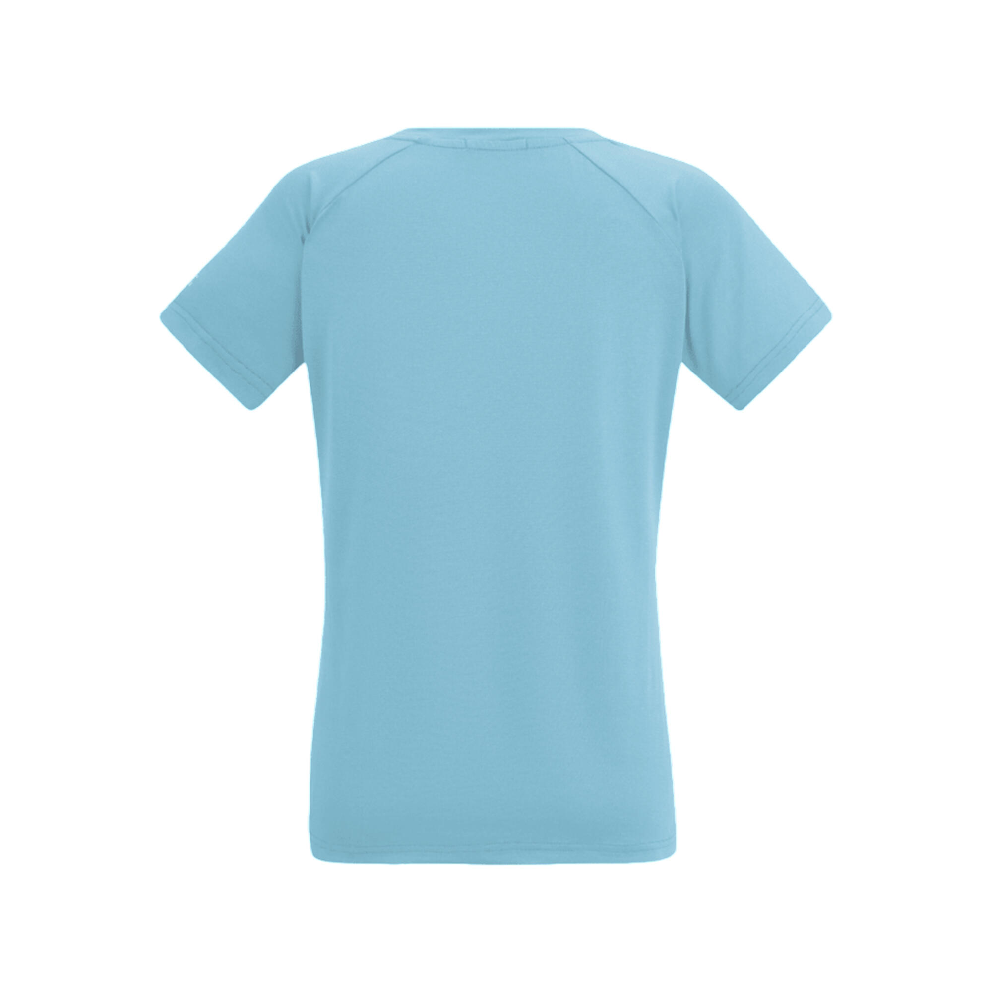 Tshirt Uni Manches Courtes LIMONITE Femme (Bleu Délavé) 2/4