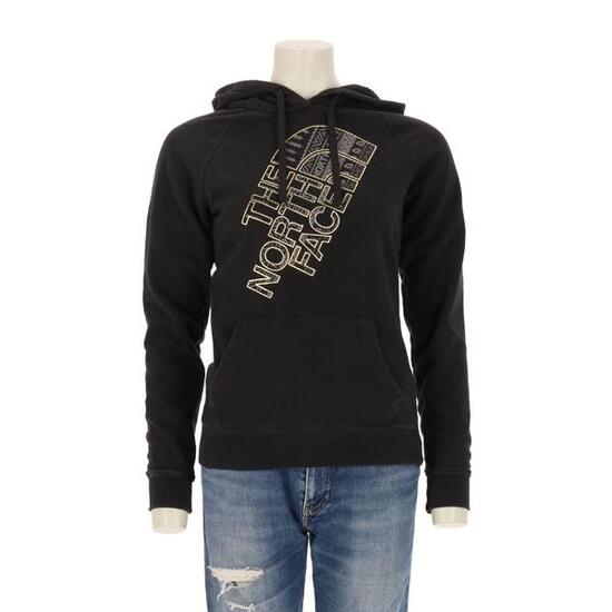 Second life - Damen TNF schwarzer Hoodie - Wie neu