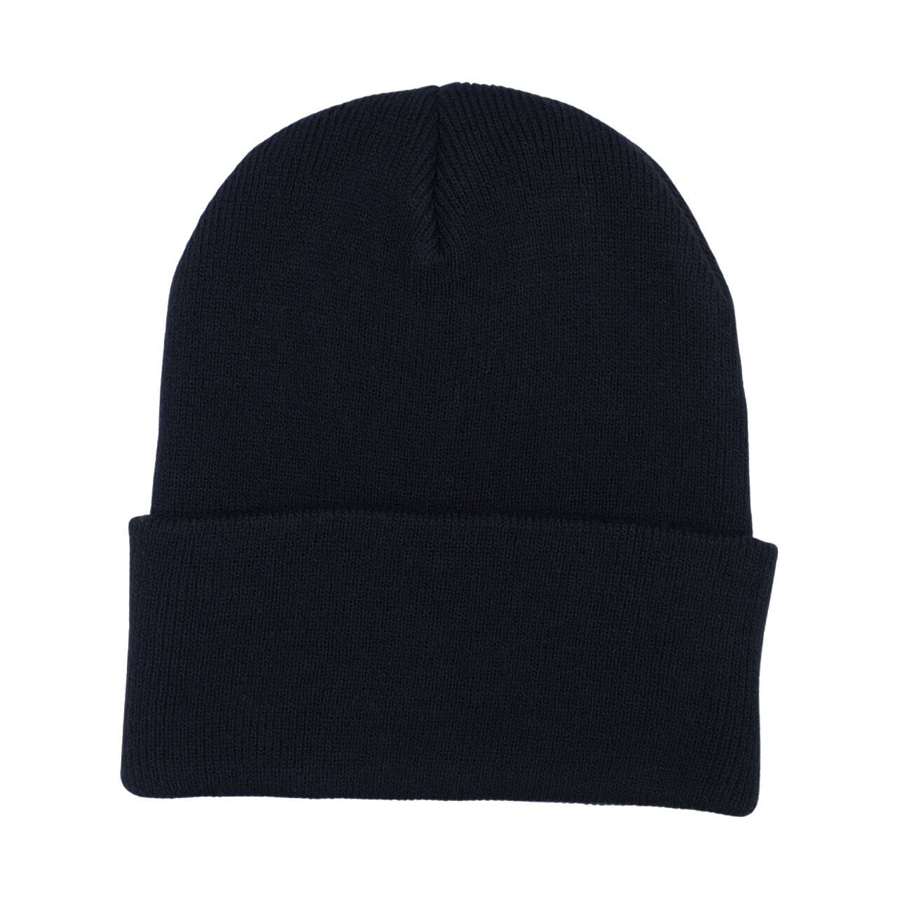 Bonnet unisexe 47 BRAND - bleu marine, logo NY brodé, pompon 2/2