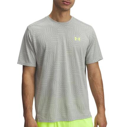 Camiseta Deportiva Naranja Hombre Under Armour UA Tech Geotessa