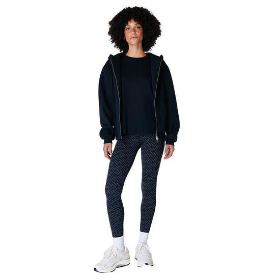 SWEATY BETTY Essential Crew Neck T-Shirt ZWART XS