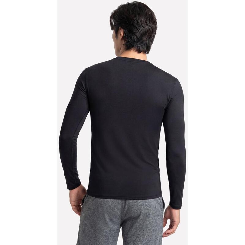 Bluza barbati Skechers GO DRI All Day Long Sleeve Tee, Negru