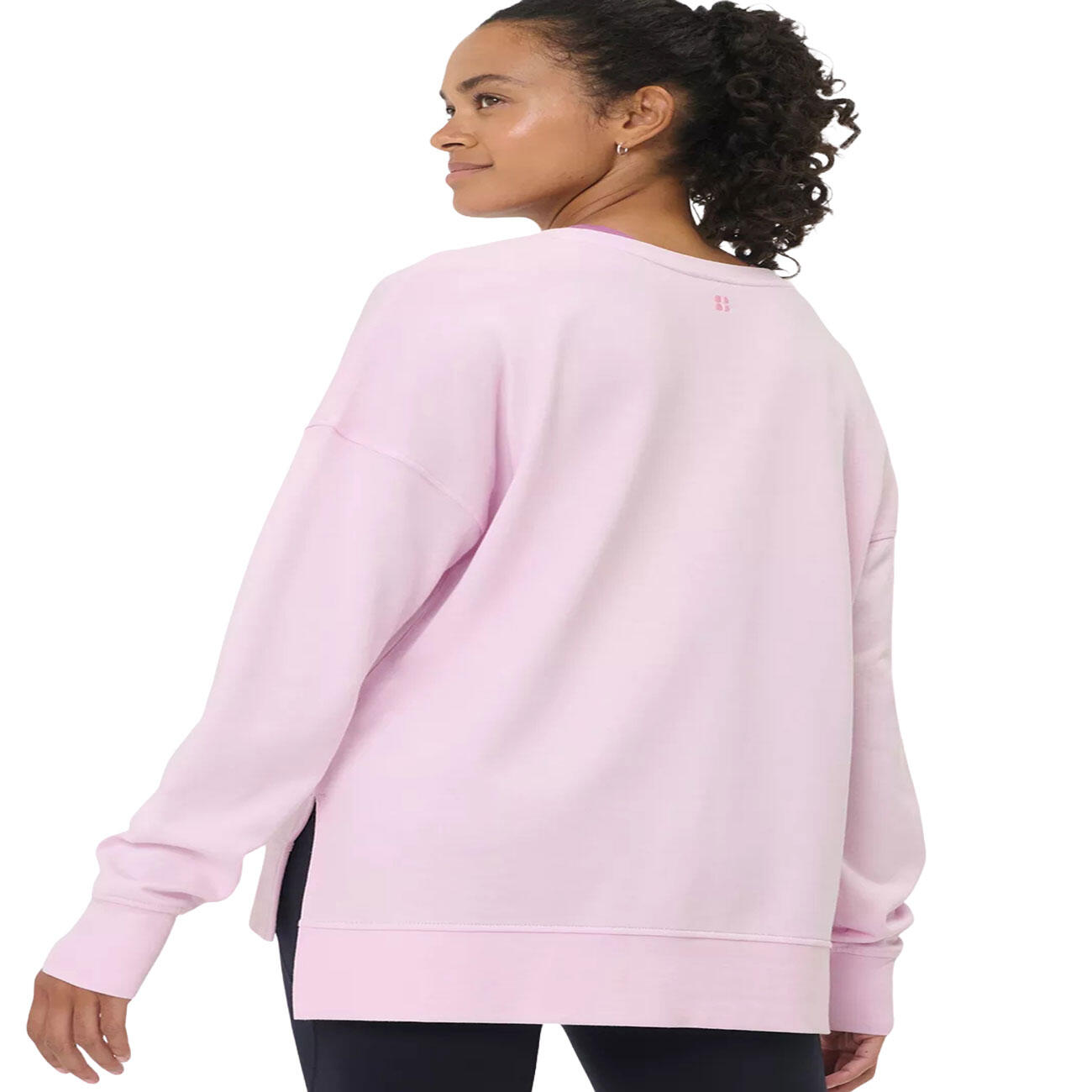 SWEATY BETTY After Class Longline Sweatshirt  PASTELROZE L 2/7