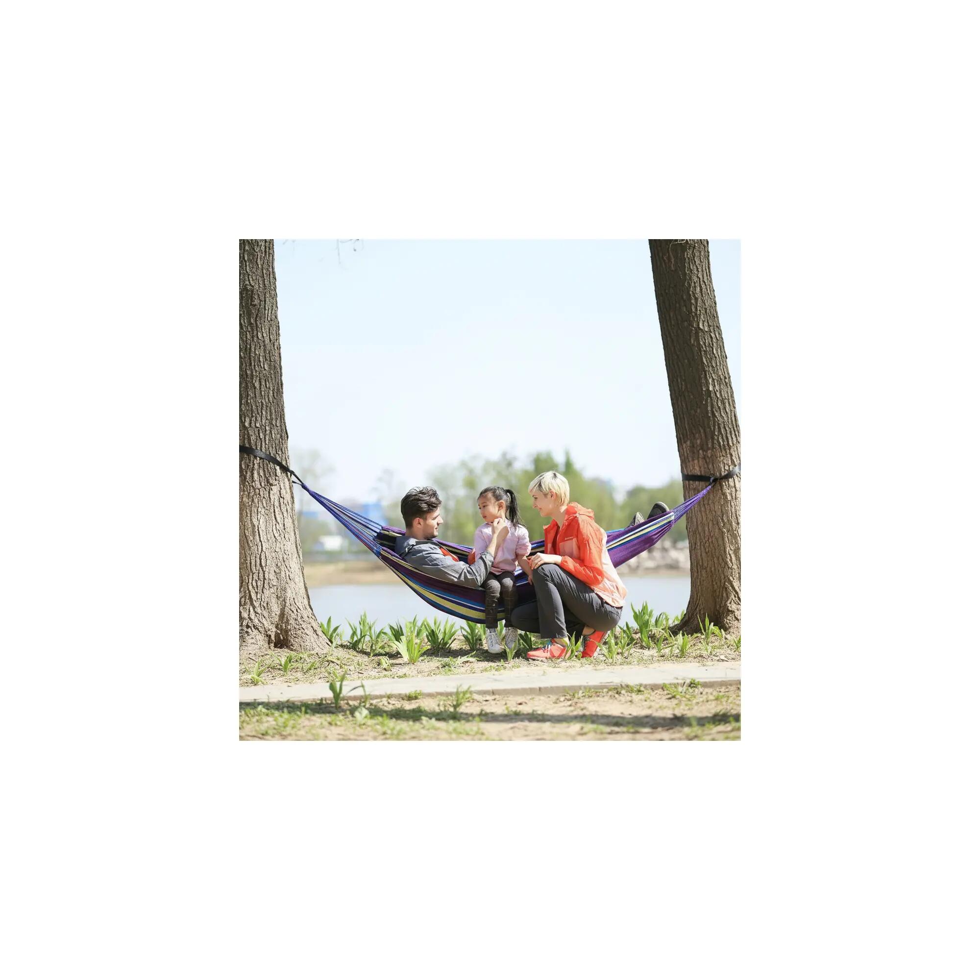 Einplatz Camping-Hängematte aus Stoff O'Camp 3/5