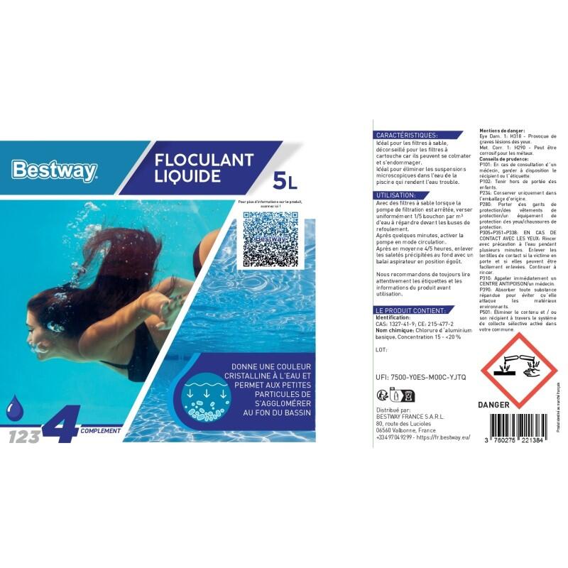 Bestway Floculant liquide - 5 Litres 5/5