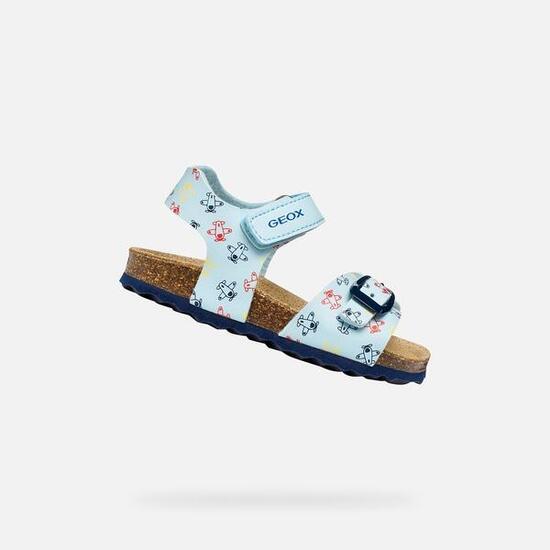 Sandales Bébé Garçon B SANDAL CHALKI BOY Bleu Clair