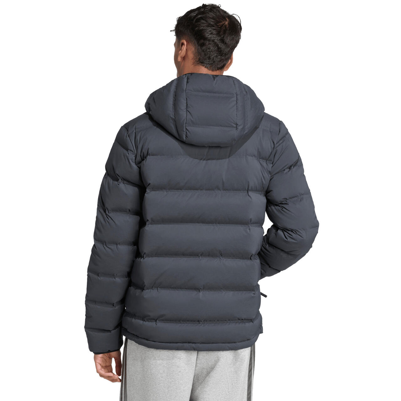 Veste pour homme adidas Helionic Climawarm Stretch Hooded Down 3/6