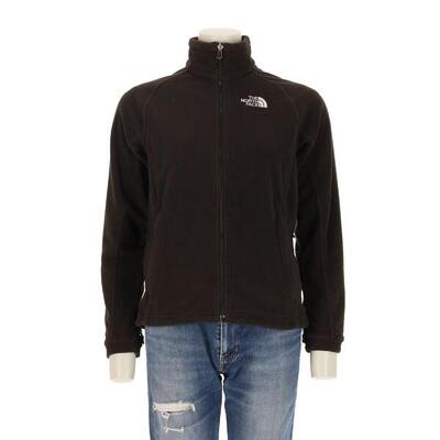 Tweedehands - dames tnf zwarte fleece jas - zeer goede staat
