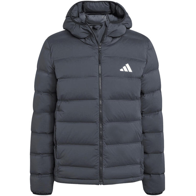 Jacheta pentru bărbați adidas Helionic Climawarm Stretch Hooded Down