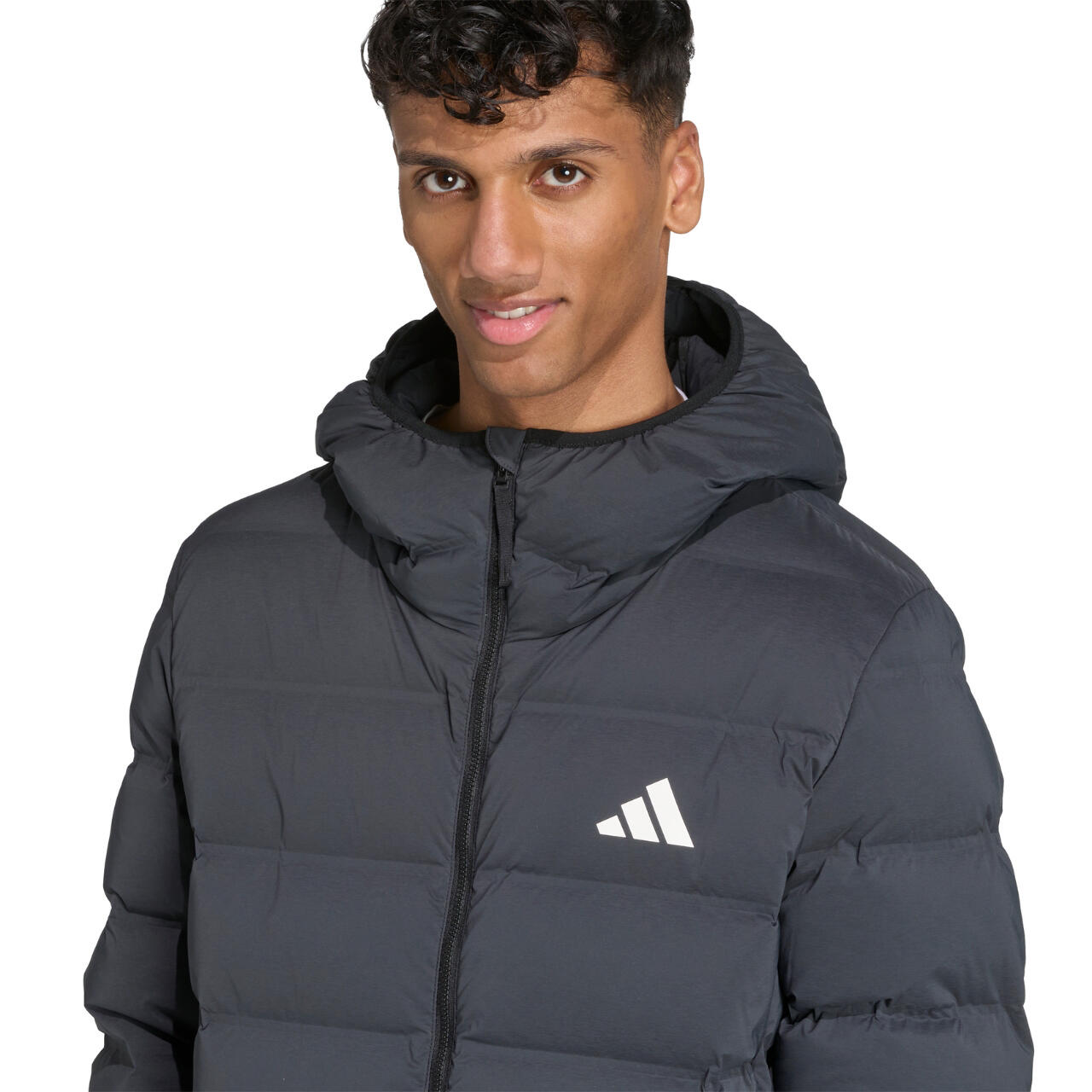 Veste pour homme adidas Helionic Climawarm Stretch Hooded Down 5/6