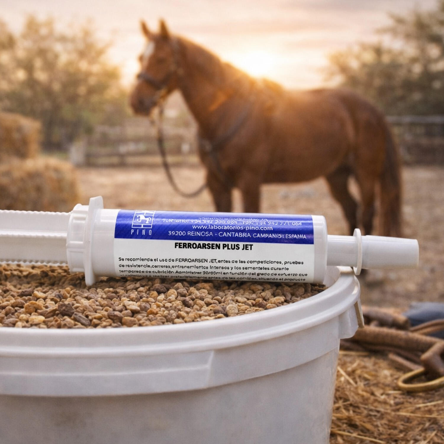 Suplemento Hierro Caballos LABORATORIOS PINO Ferroarsen Plus Líquido 60 ml 3/4