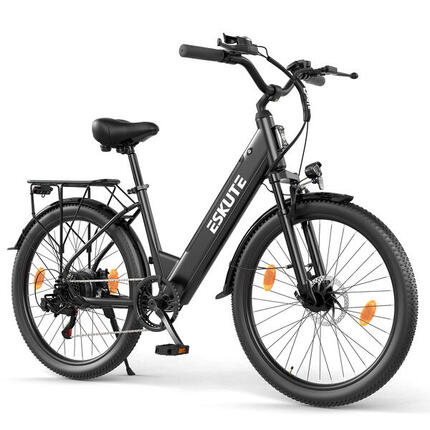 ESKUTE C100 Plus 26" elektrische stadsfiets met 36V 13Ah accu