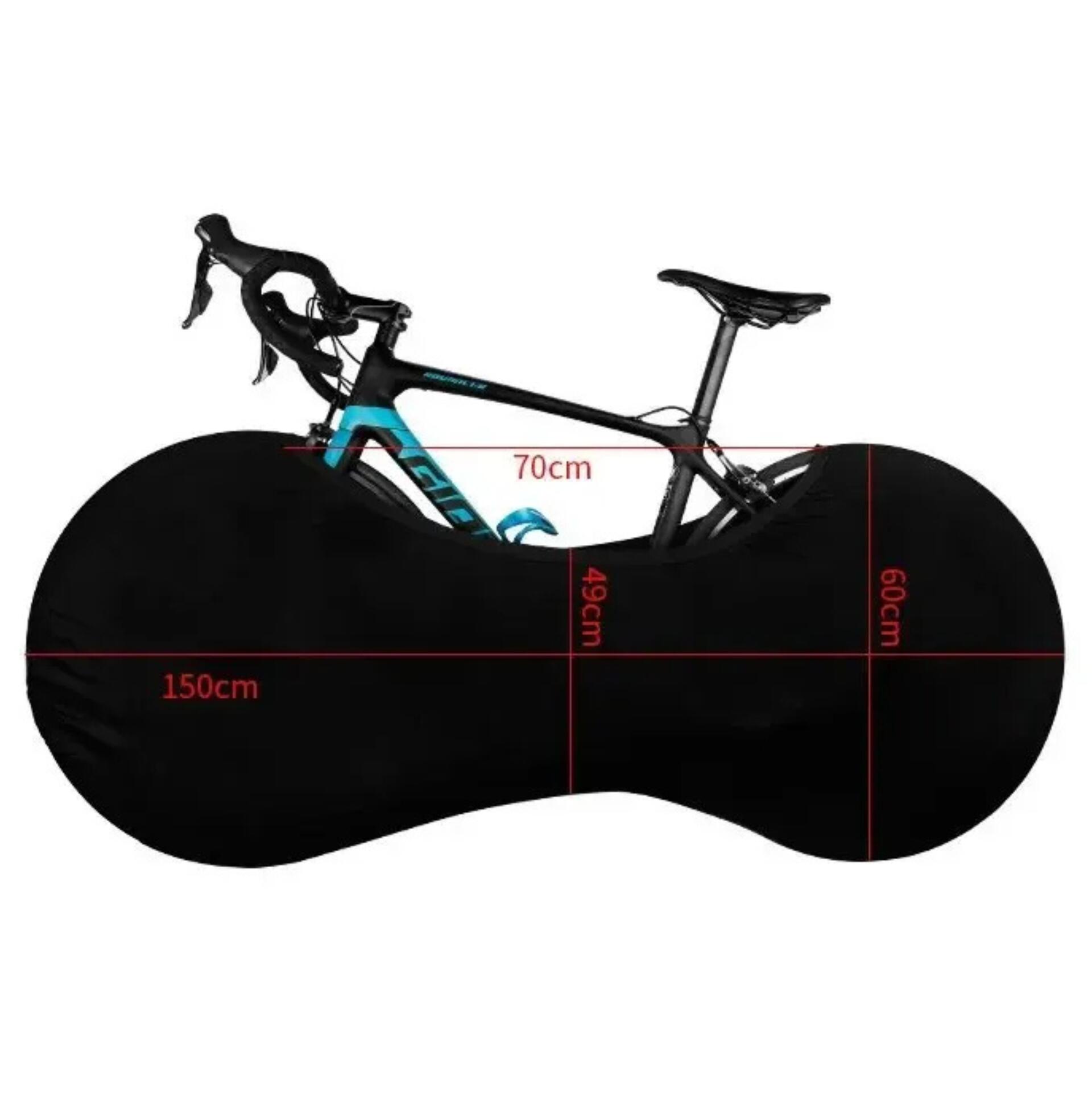 copertura protezione bici interno antipolvere antigraffio elastica 6/6